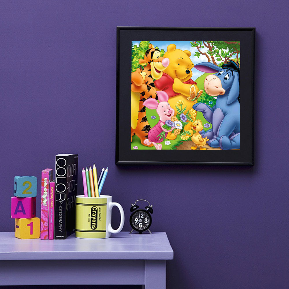 Winnie The Pooh - Full Round Drill Diamond Painting 40*40CM