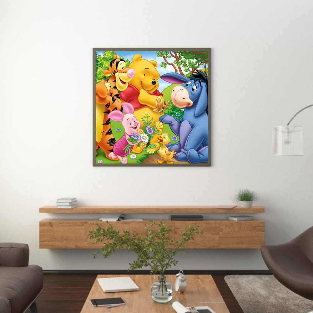 Winnie The Pooh - Full Round Drill Diamond Painting 40*40CM