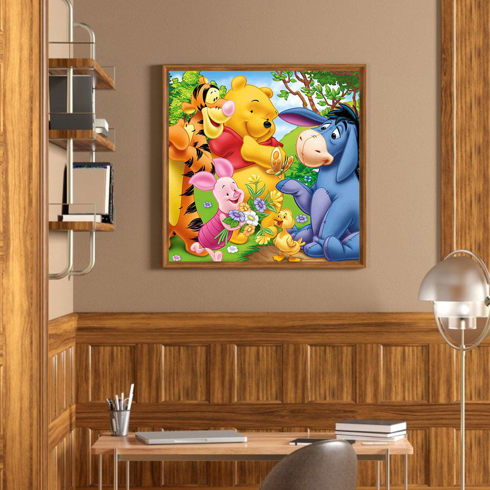 Winnie The Pooh - Full Round Drill Diamond Painting 40*40CM