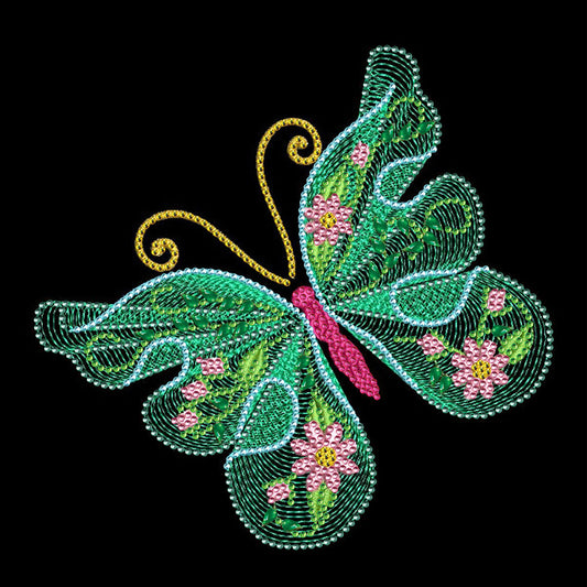 Butterfly - Special Shaped Drill Diamond Paiting 30*30CM