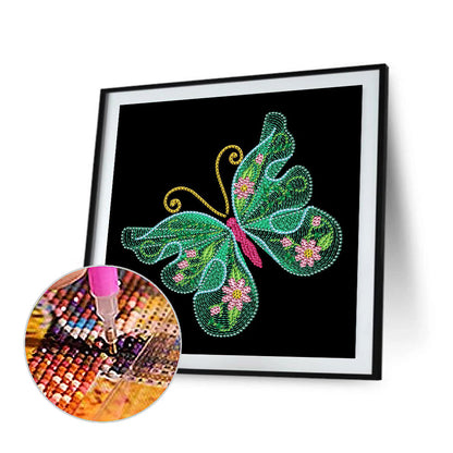 Butterfly - Special Shaped Drill Diamond Paiting 30*30CM