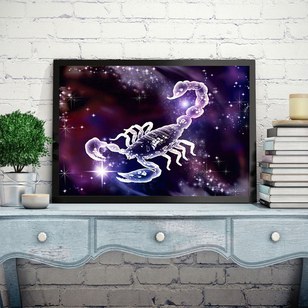 Scorpio - Full Round Drill Diamond Painting 40*30CM