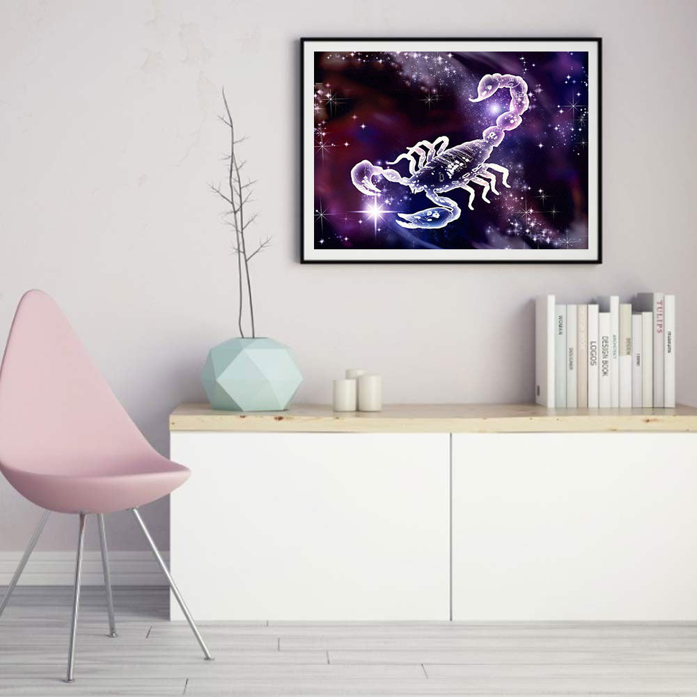 Scorpio - Full Round Drill Diamond Painting 40*30CM