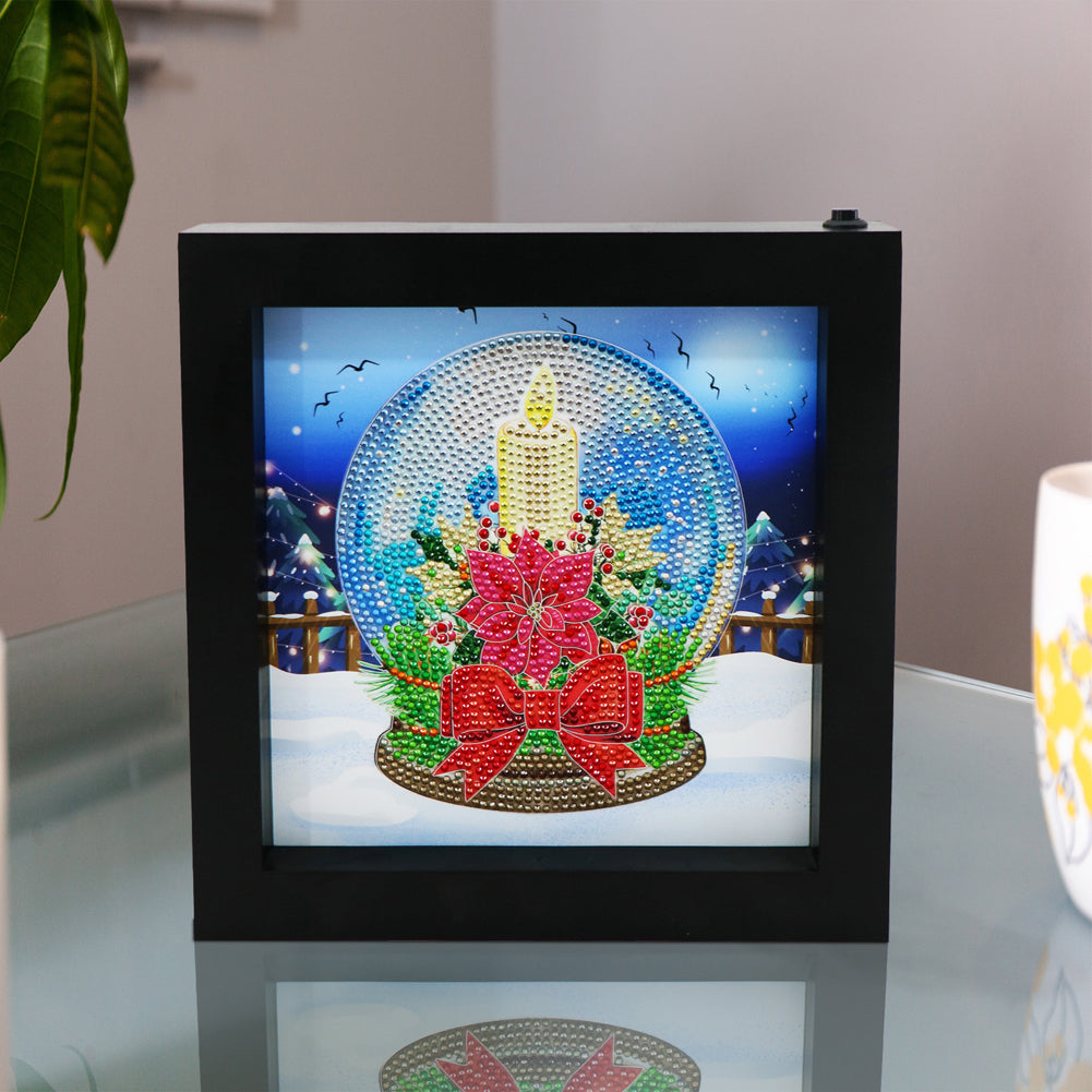 LED Light DIY Diamond Painting Mosaic Art Crafts Christmas Home Decoration