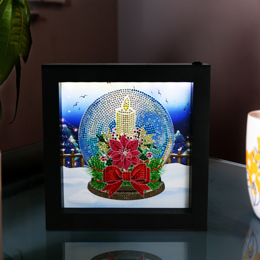LED Light DIY Diamond Painting Mosaic Art Crafts Christmas Home Decoration