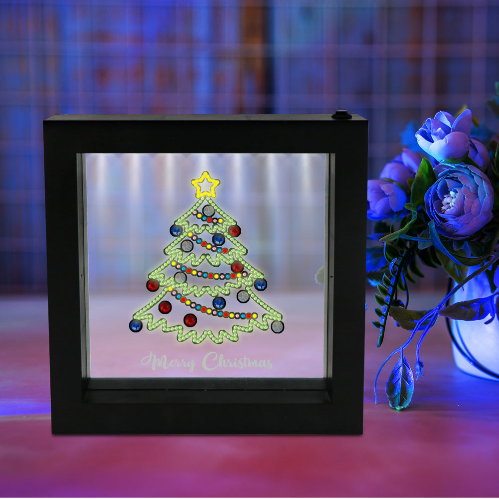 LED Light DIY Diamond Painting Mosaic Art Crafts Christmas Home Decoration