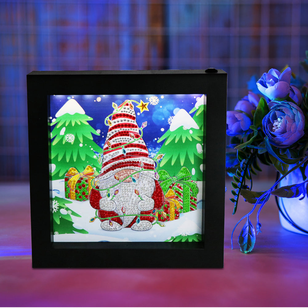 LED Light DIY Diamond Painting Mosaic Art Crafts Christmas Home Decoration