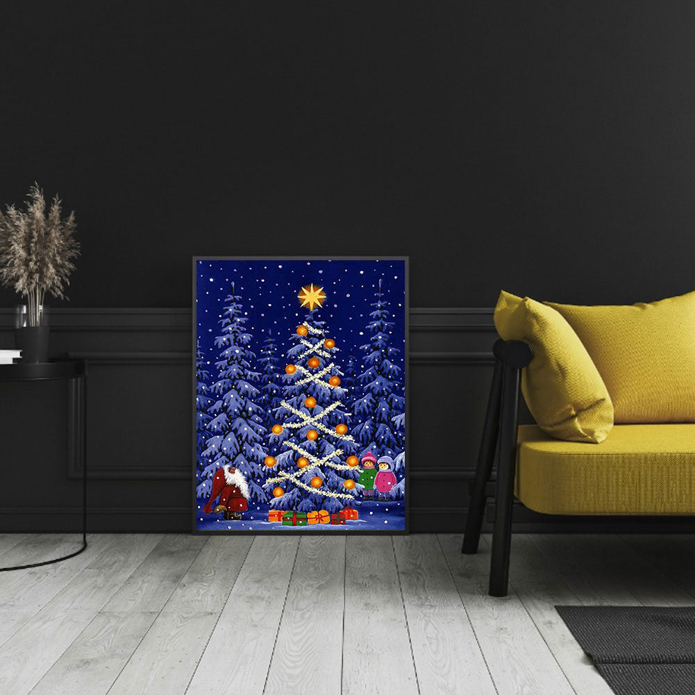 Christmas Tree - Full Round Drill Diamond Painting 40*50CM