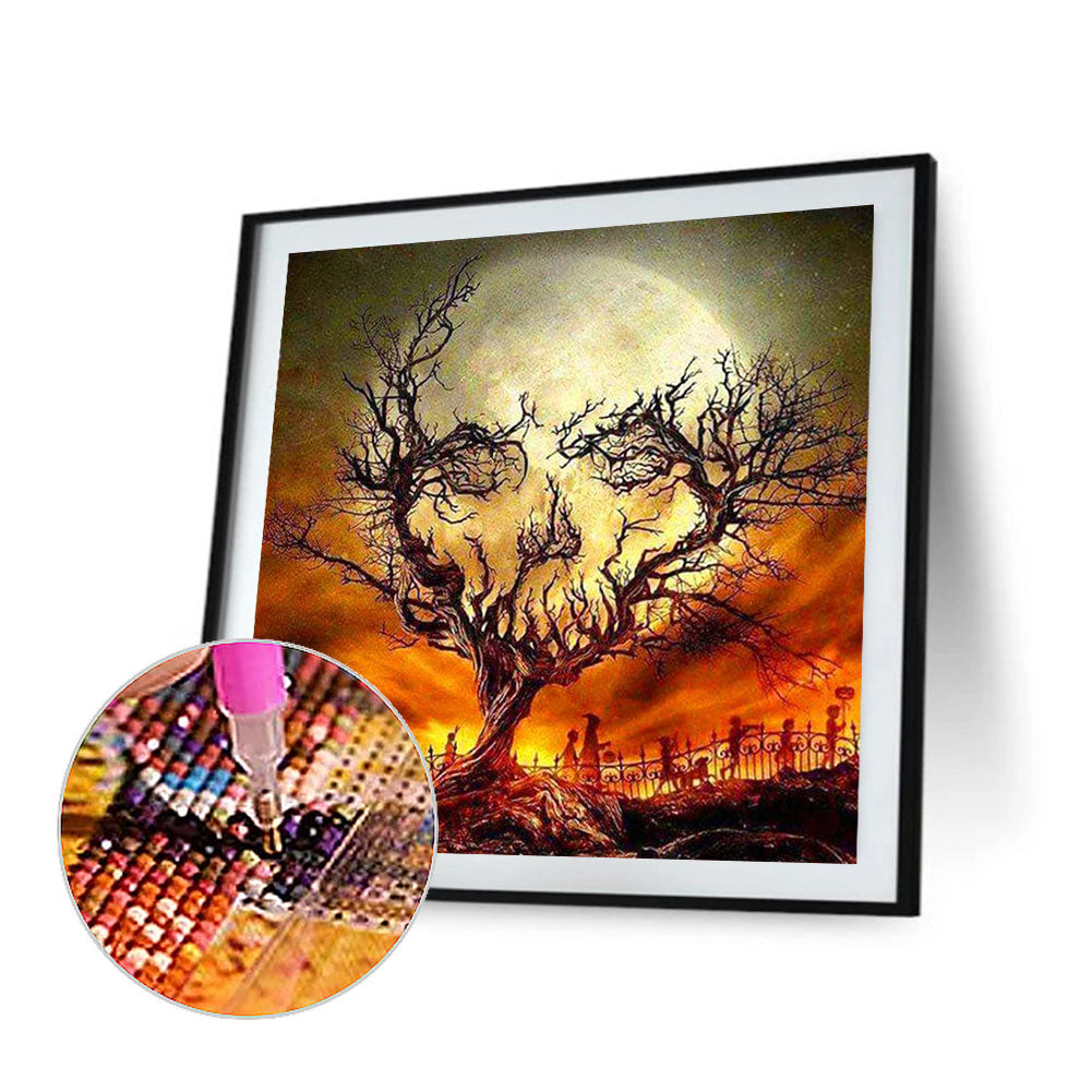 Skull Tree - Full Square Drill Diamond Painting 40*40CM