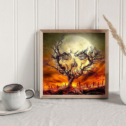 Skull Tree - Full Square Drill Diamond Painting 40*40CM