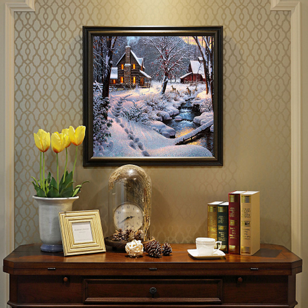 Snow - Full Square Drill Diamond Painting 40*40CM