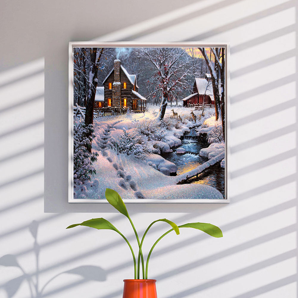 Snow - Full Square Drill Diamond Painting 40*40CM