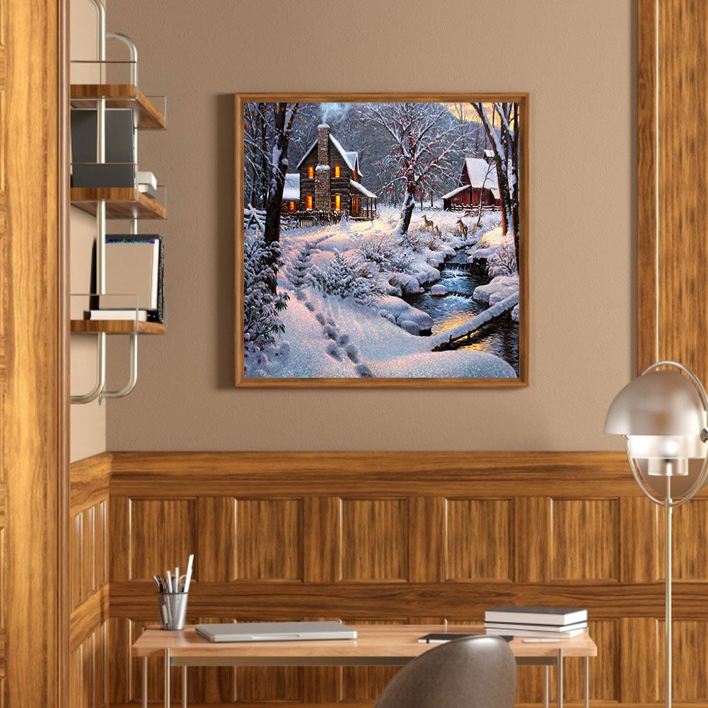 Snow - Full Square Drill Diamond Painting 40*40CM