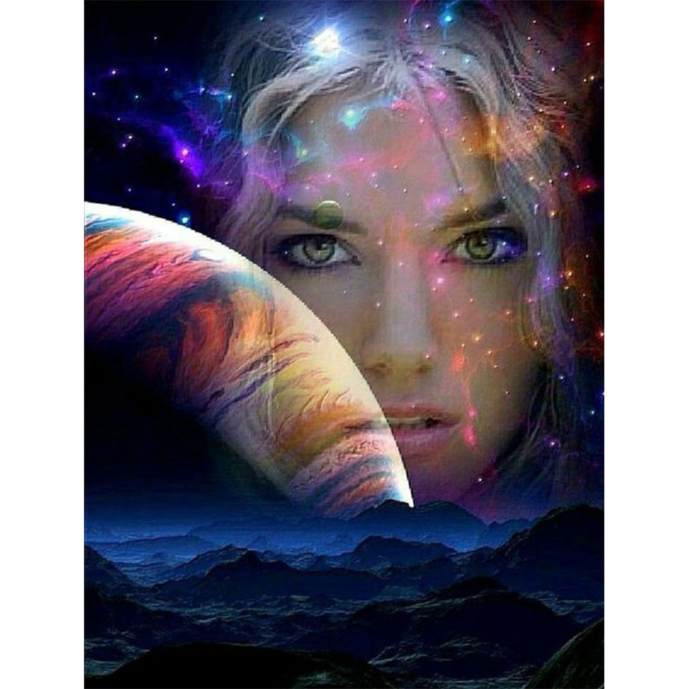 Planet Woman - Full Square Drill Diamond Painting 50*60CM