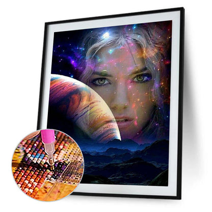 Planet Woman - Full Square Drill Diamond Painting 50*60CM