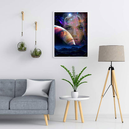 Planet Woman - Full Square Drill Diamond Painting 50*60CM