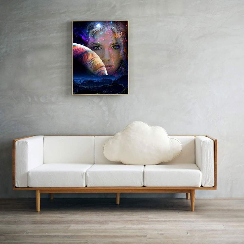 Planet Woman - Full Square Drill Diamond Painting 50*60CM