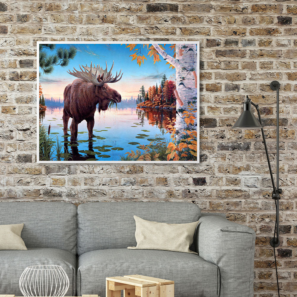 Rhino - Full Square Drill Diamond Painting 60*50CM