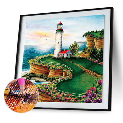 Lighthouse - Full Square Drill Diamond Painting 30*30CM