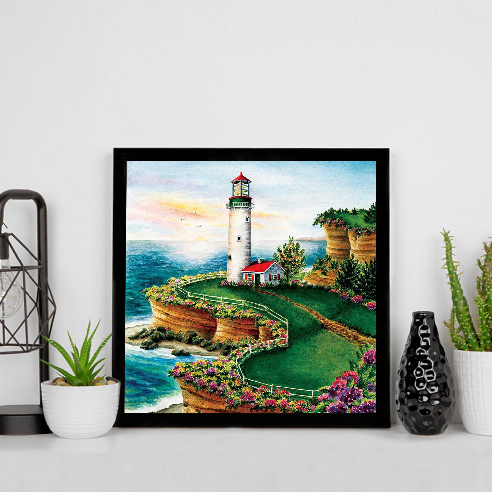 Lighthouse - Full Square Drill Diamond Painting 30*30CM