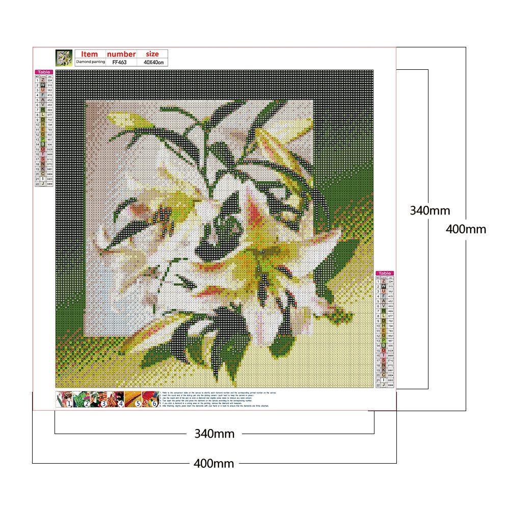 Bouquet - Full Square Drill Diamond Painting 40*40CM