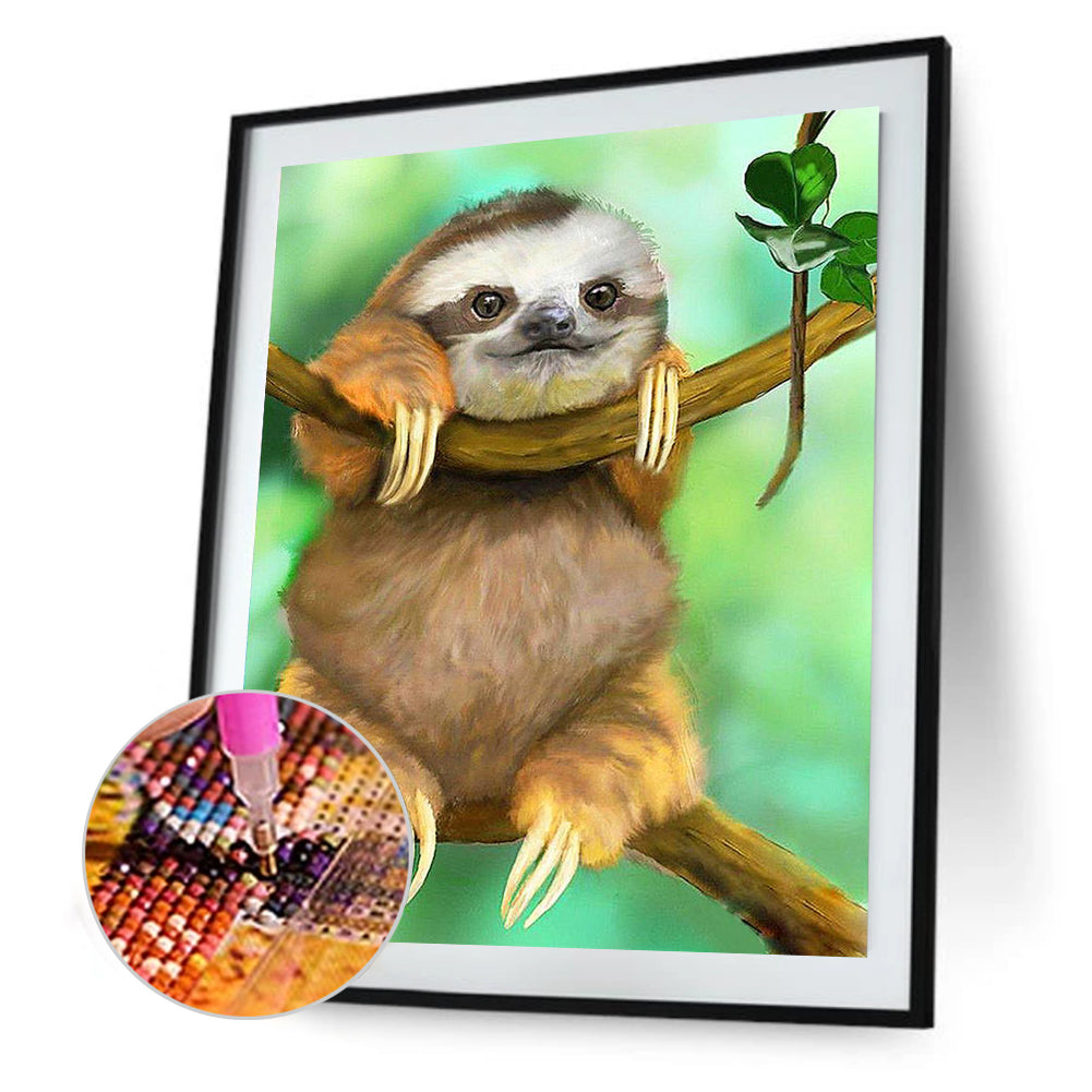 Sloth - Full Square Drill Diamond Painting 30*40CM