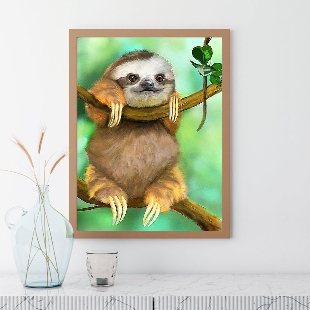 Sloth - Full Square Drill Diamond Painting 30*40CM