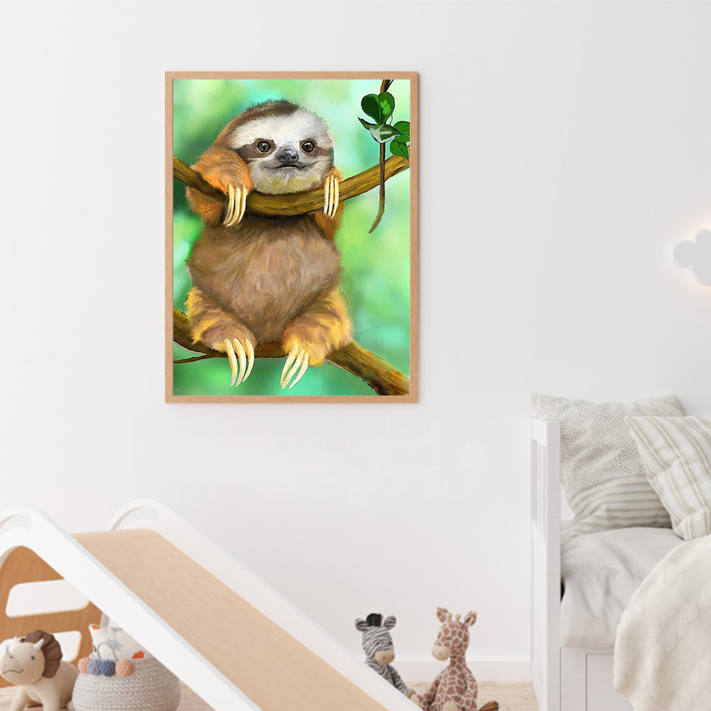 Sloth - Full Square Drill Diamond Painting 30*40CM