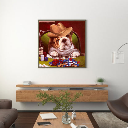 Dog - Full Round Drill Diamond Painting 40*40CM