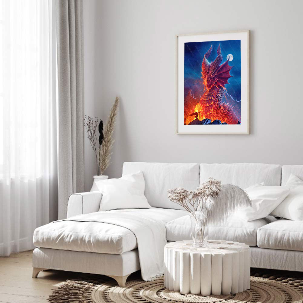 Dragon - Full Round Drill Diamond Painting 30*40CM