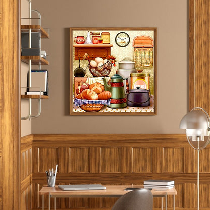 Kitchen Supplies - Full Round Drill Diamond Painting 40*40CM