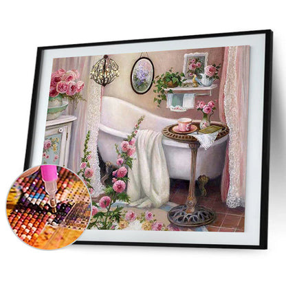 Tub - Full Round Drill Diamond Painting 50*40CM