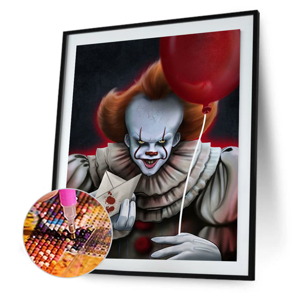 Clown - Full Round Drill Diamond Painting 50*60CM