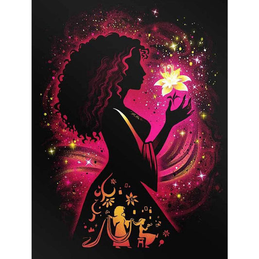 People Silhouette - Full Round Drill Diamond Painting 40*50CM