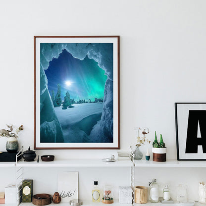 Snow Aurora - Full Round Drill Diamond Painting 30*40CM