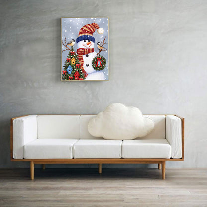 Snowman - Full Square Drill Diamond Painting 30*40CM