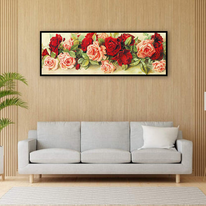 Rose - Full Round Drill Diamond Painting 90*30CM