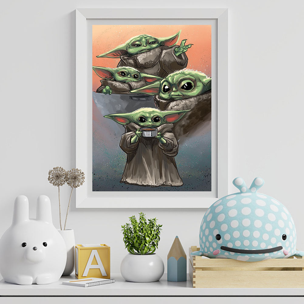 Yoda - Full Round Drill Diamond Painting 30*40CM