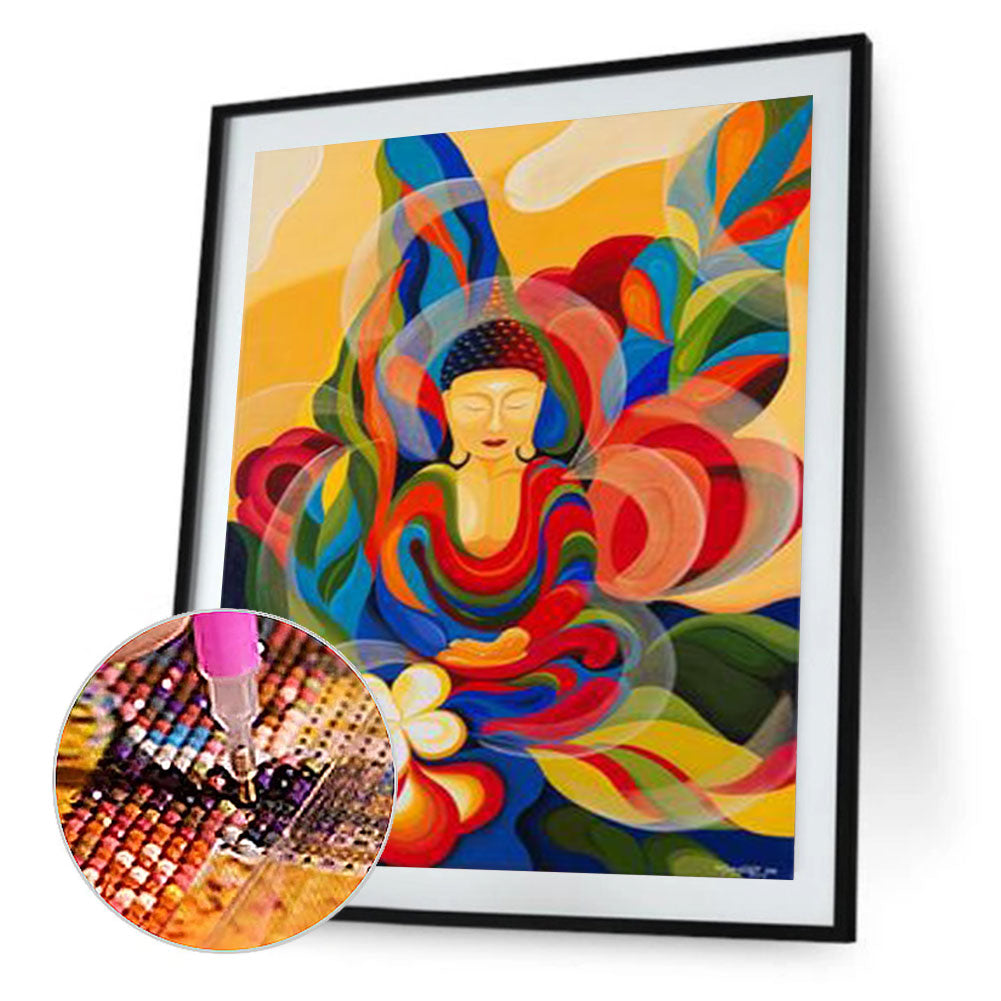 Buddha Statue - Full Round Drill Diamond Painting 30*40CM