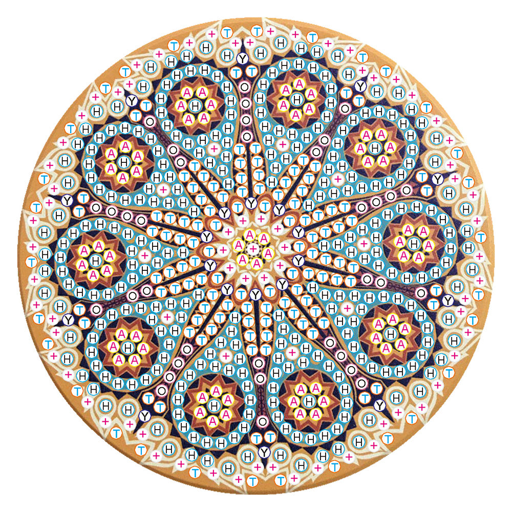 DIY Diamond Painting Mandala Round Coaster Cup Table Placemat Home Decor