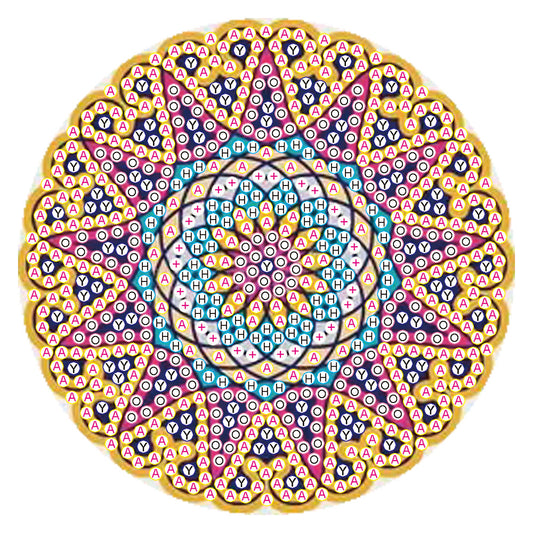 DIY Diamond Painting Mandala Round Coaster Cup Table Placemat Home Decor