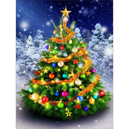 Christmas Tree - Full Square Drill Diamond Painting 50*60CM