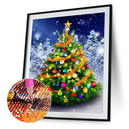 Christmas Tree - Full Square Drill Diamond Painting 50*60CM