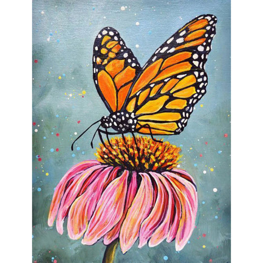 Butterfly - Full Round Drill Diamond Painting 30*40CM