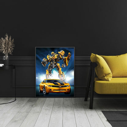 Transformers Bumblebee - Full Round Drill Diamond Painting 40*50CM