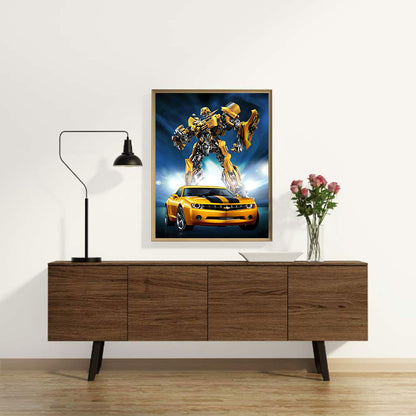 Transformers Bumblebee - Full Round Drill Diamond Painting 40*50CM