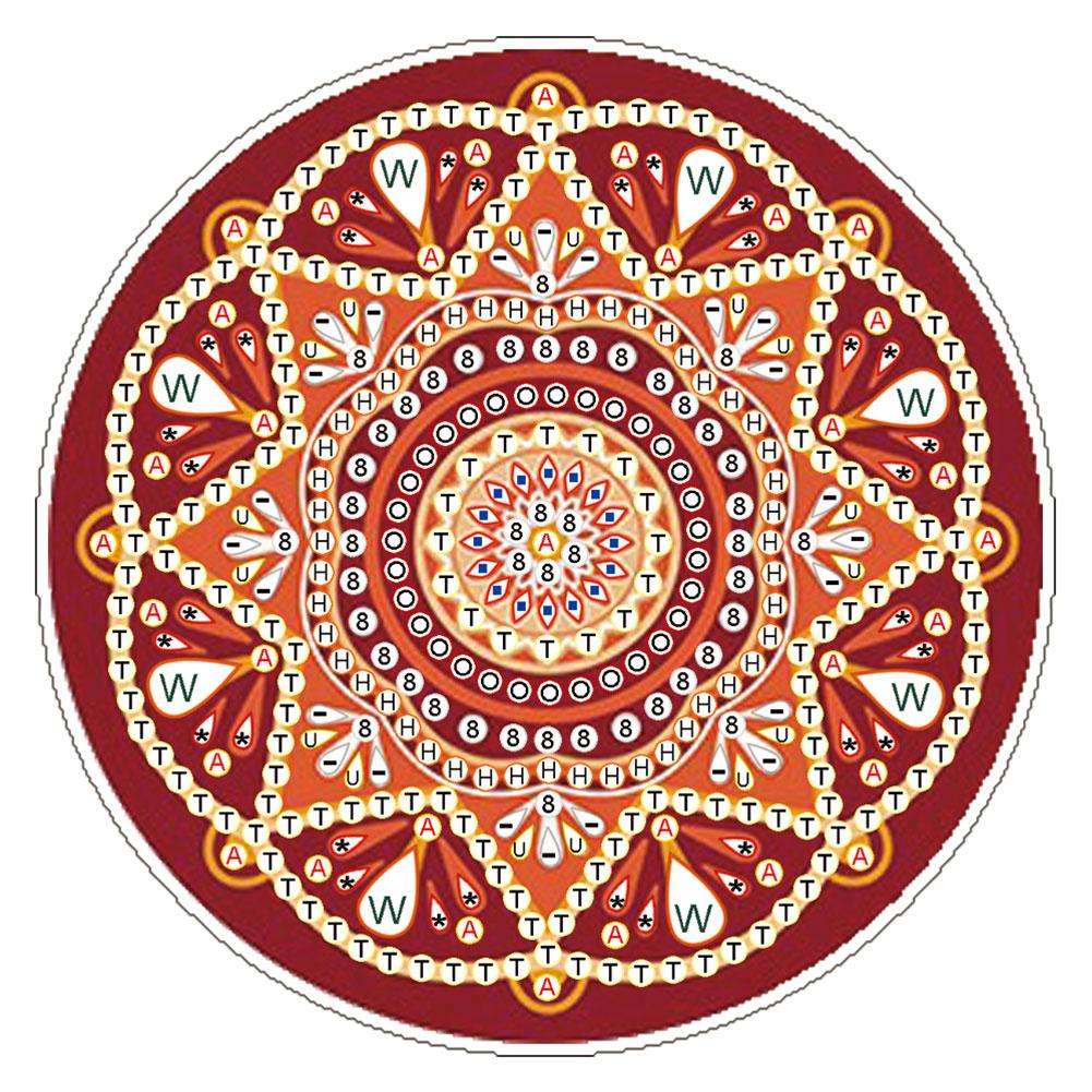 Diamond Painting Coaster DIY Mandala Cup Cushion Table Placemat (BD003)