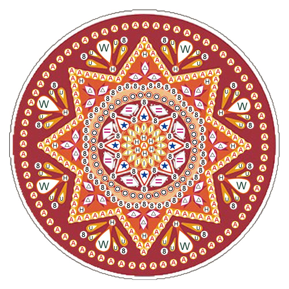 Diamond Painting Coaster DIY Mandala Cup Cushion Table Placemat (BD005)