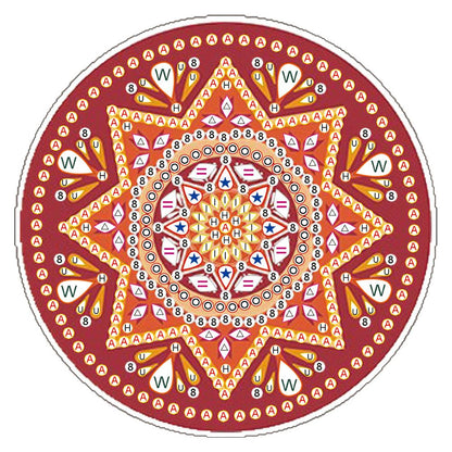 Diamond Painting Coaster DIY Mandala Cup Cushion Table Placemat (BD005)