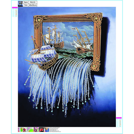 Sailboat - Special Shaped Drill Diamond Paiting 40*50CM